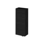 Hudson Reed Fusion 300Mm Wall Unit - Black Woodgrain