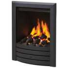 Flare - by Be Modern - Design Black Deepline Radiant Gas Fire - Various Controls