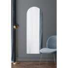 Mirroroutlet Arcus - Frameless Arched Leaner/Wall Mirror 70" X 24" (180Cm X 60Cm)