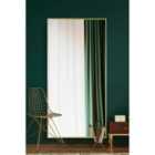 Mirroroutlet Artus - Gold Aluminium Edged Wall Mirror 79" X 39" (200Cm X 100Cm)