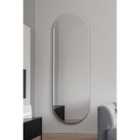 Mirroroutlet Lacuna - Frameless Pond Wall Mirror 71" X 26" (180 X 65Cm)