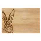 Selbrae House Oak Serving Board 30Cm - Hare
