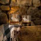 Selbrae House 2 Glass Tumblers - Vintage Car