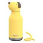 Asobu Stainless Steel Doggie Bestie Water Bottle With Reusable Flexi Straw 475Ml