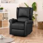 Corcoran Electric Riser Recliner With Massage And Heat - Black