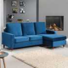 Hendrick Reversible Corner Sofa - Blue