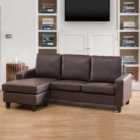 Modena Reversible Corner Sofa - Brown