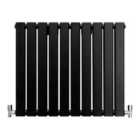 Designer Flat Panel Radiator 600 X 700Mm Matt Black