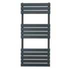 Flat Panel Towel Radiator 1200 X 500Mm Anthracite Grey