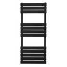 Flat Panel Towel Radiator 1200 X 450Mm Black