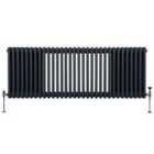 Traditional 3 Column Radiator 600 X 1462Mm Anthracite Grey