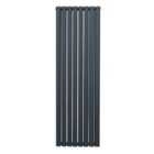 Oval Column Radiator 1600Mm X 480Mm Anthracite Grey