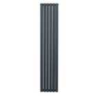 Oval Column Radiator 1800Mm X 360Mm Anthracite Grey