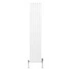 Oval Column Radiator & Valve 1800 X 360Mm White