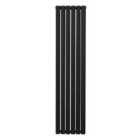 Oval Column Radiator 1600 X 360Mm Black