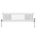 Traditional 3 Column Radiator 300 X 1192Mm White