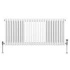 Traditional 3 Column Radiator 600 X 1192Mm White