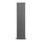 Designer Flat Panel Radiator 1800 X 420Mm Anthracite Grey