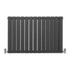 Designer Flat Panel Radiator 600 X 910Mm Anthracite Grey