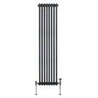 Traditional 2 Column Radiator 1800 X 382Mm Anthracite Grey