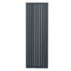 Oval Column Radiator 1800Mm X 600Mm Anthracite Grey