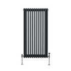 Traditional 3 Column Radiator 1500 X 562Mm Anthracite Grey