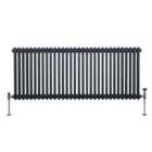 Traditional 2 Column Radiator 600 X 1462Mm Anthracite Grey