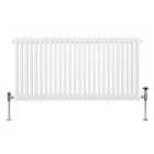 Traditional 2 Column Radiator 600 X 1192Mm White