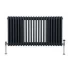 Traditional 3 Column Radiator 600 X 1012Mm Anthracite Grey