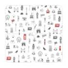 Victoria Eggs Simply London Charcoal Coaster - Set Of 4