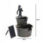 Greenhurst Solar Barrel Fountain