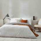 Yard Howarth Check Reversible Super King Duvet Cover Set White And Black
