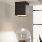 Eglo Polasso Cuboid Black/Gold LED Ceiling Light