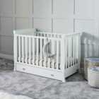 Ickle Bubba Snowdon 4 In 1 Mini Cot Bed And Premium Sprung Mattress - White