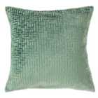 Paoletti Delphi Velvet Jacquard Filled Cushion