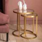 Crossland Grove Ditton Nest Of Two Tables Gold