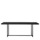 Crossland Grove Chelmsford Dining Table Black 900X2200X750Mm