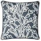 Evans Lichfield Aquarelle Floral Abstract Polyester Filled Cushion In Multi 43 X 43Cm