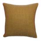 Furn. Rowan Waffle Polyester Filled Cushion In Ochre 43 X 43Cm