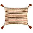 Paoletti Gatsby Jacquard Piped Polyester Filled Cushion In Emerald 55 X 55Cm