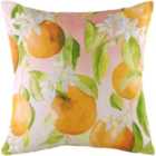 Wylder Galapagos Jacquard Piped Polyester Filled Cushion In Green 50 X 50Cm