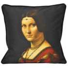 Paoletti Leonardo Self Portrait Polyester Filled Cushion In Multi 43 X 43Cm