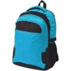 vidaXL School Backpack 40 L Black and Blue