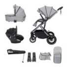 Babymore Chia Travel System Pecan With Base - Pearl Grey
