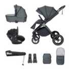 Babymore Kai Travel System Pecan With Base - Forest Grey