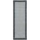 Origins Borders Rug Grey 67 x 200cm