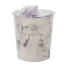 Jvl Small Marble Waste Paper Bin, 24.5X26.5 Approx, Set Of 2