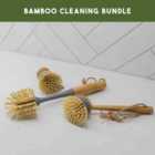 Jvl Bamboo Cleaning Essentials, Dish Brush Selection, One Size