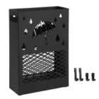 Songmics 4 Hooks Umbrella Stand With Removable Water Drip Tray - Black