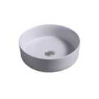 Limoge® 7844 Ceramic Vert Round Countertop Basin In Cement